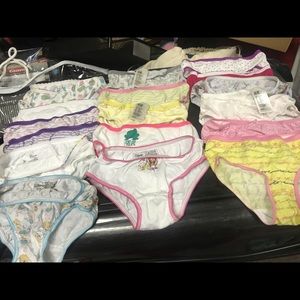 Girls panties 17 piece lot, new, various brands